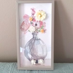 Floral Vase Picture, 8" x 16"